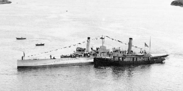 USS S-12 just after launching at Portsmouth Naval Shipyard