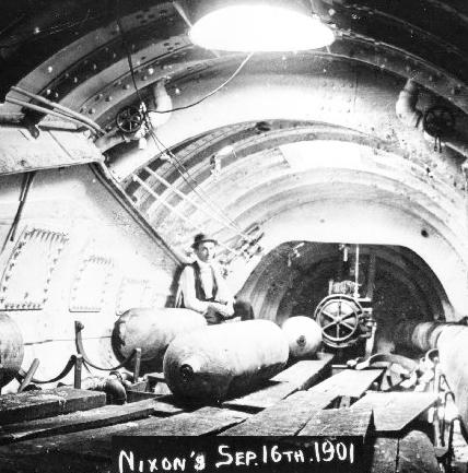 Interior of an A-Boat during construction