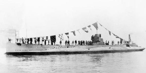 Launching of the USS S-10