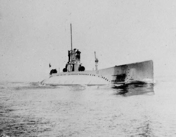 USS S-3 on trial trip