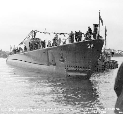 Approaching berth #1 after launching