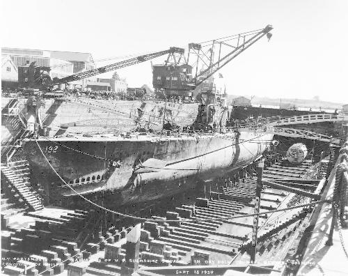 Squalus in dry dock