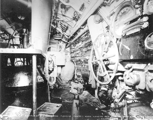 Squalus control room looking aft portside