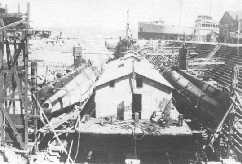 H-9 & H-3 in dry dock