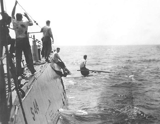 Retrieving Torpedos in the 20's or 30's.