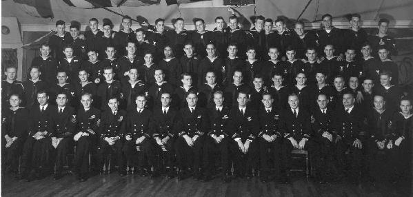 Undated crew  photo from WW II from Shark