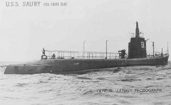 USS Saury SS 189