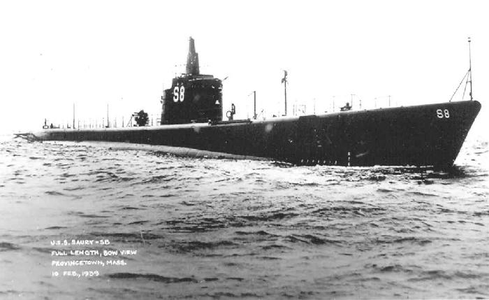 USS Saury SS 189