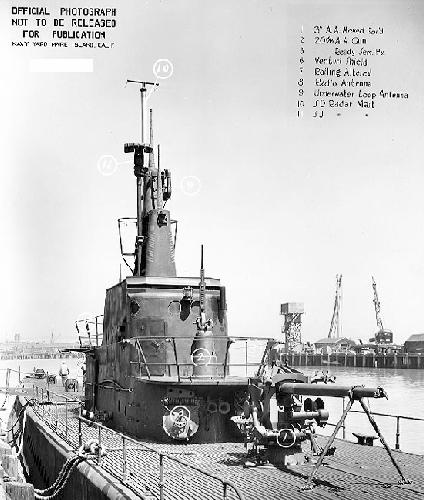 USS Sculpin SS 191 at Mare Island Shipyard