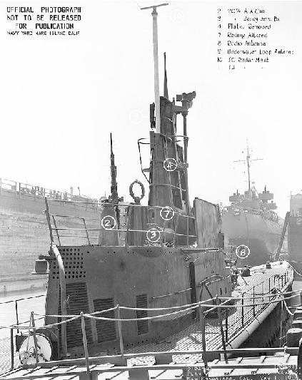 USS Sculpin SS 191 at Mare Island Shipyard