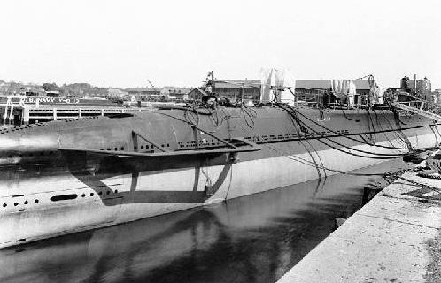 USS Squalus SS 192 after launch