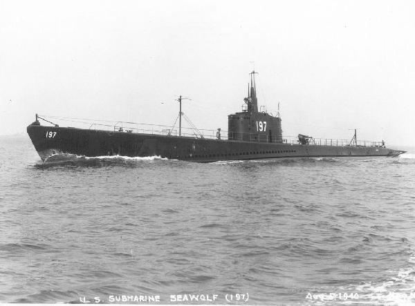 USS Seawolf SS 197 Aug 5, 1940