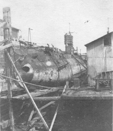 H-9 in dry dock