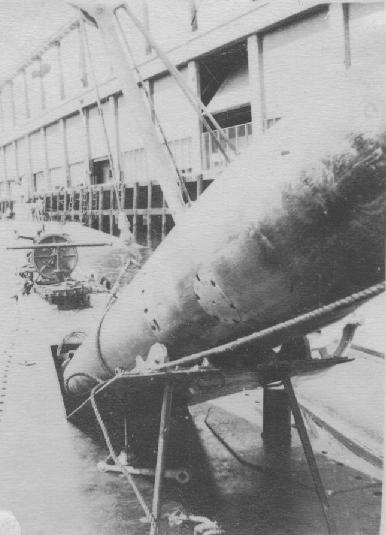 H-3 laoding a torpedo