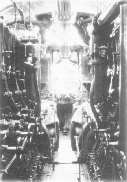 USS C-3 engine room