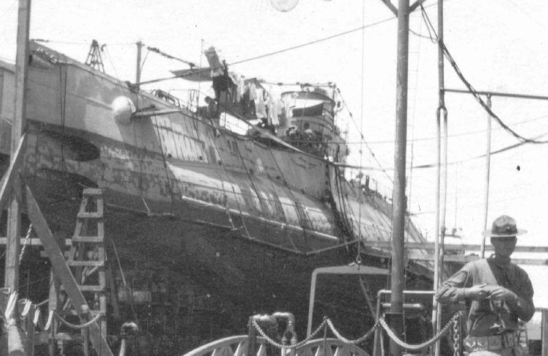 S-37 in dry dock