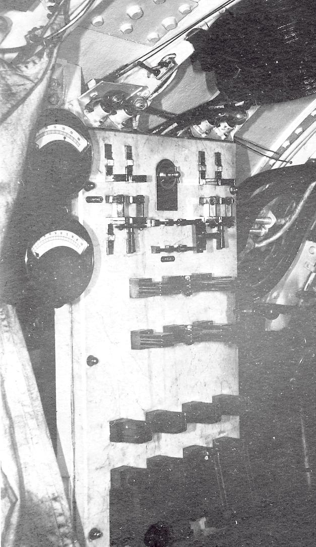 USS C-1  eletrical panel