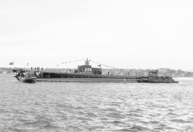 USS Gar SS 206 launch Day November 7, 1940