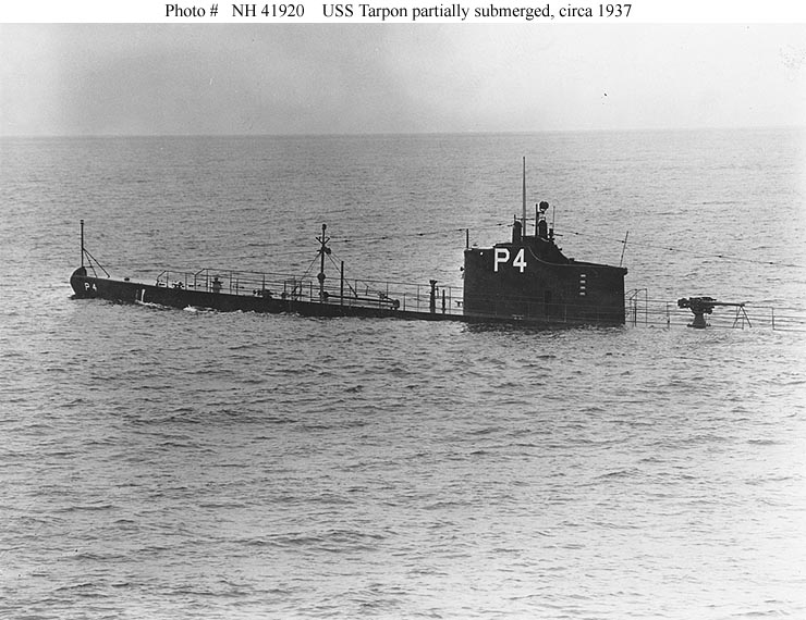 USS Tarpon SS 175 1937