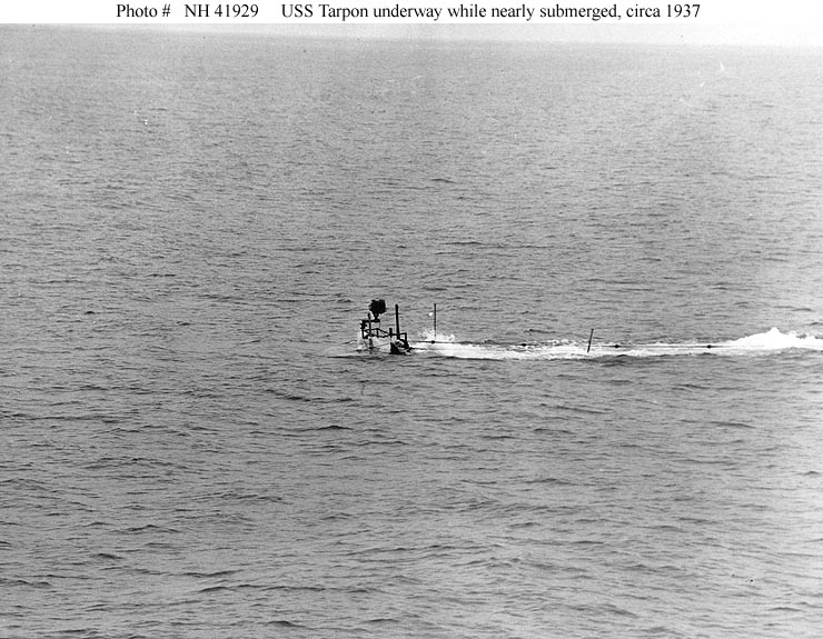 USS Tarpon SS 175 1937