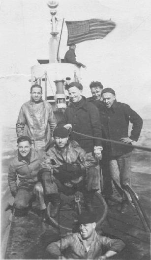 Chief Engineer K. J. McLaughlin of the USS K-5 and crew