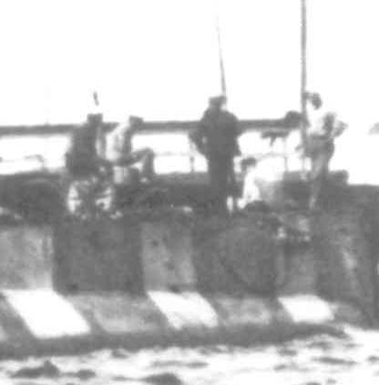 USS K-6 crew close-up