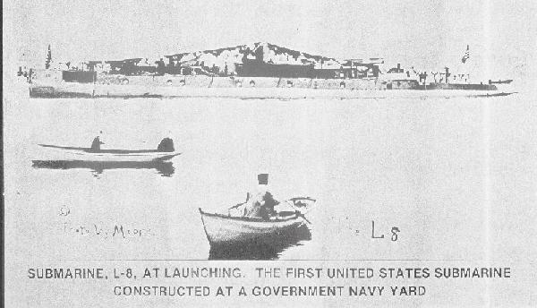 Launching of the USS L-8