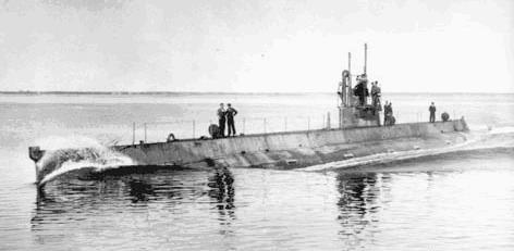 USS M-1 on seatrial