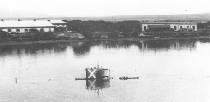 USS R-12 doing a static dive