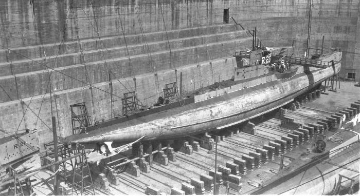 R-25 in Dry Dock