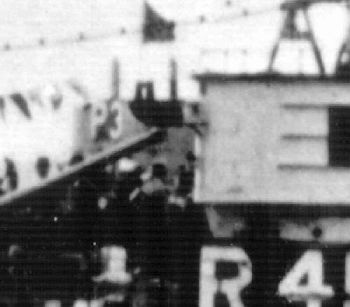 Detail USS R-4 21 May 1935 at the Electric Boat Company launch of USS Shark (P-3) SS 174