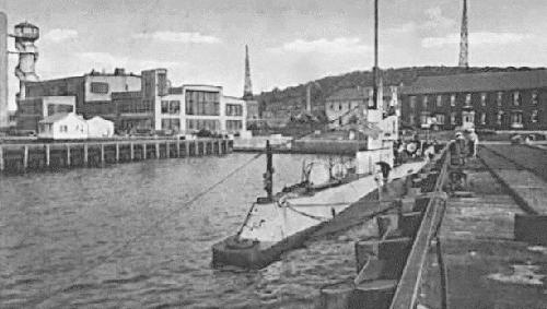 R-Boat moored at Sub Base New London, CT