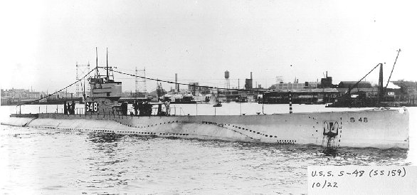 USS S-48 about the time of her commissioning