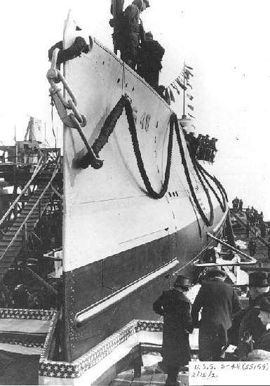 USS S-48 SS 159 pre launch