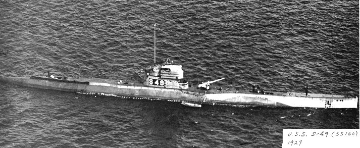 USS S-49 from the air