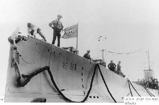 USS S-51 0n launch day