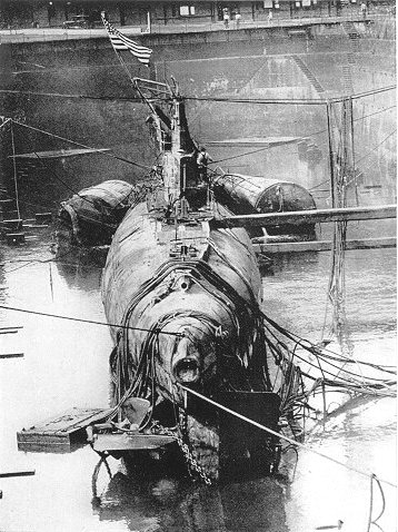 S-51 stern in dry dock