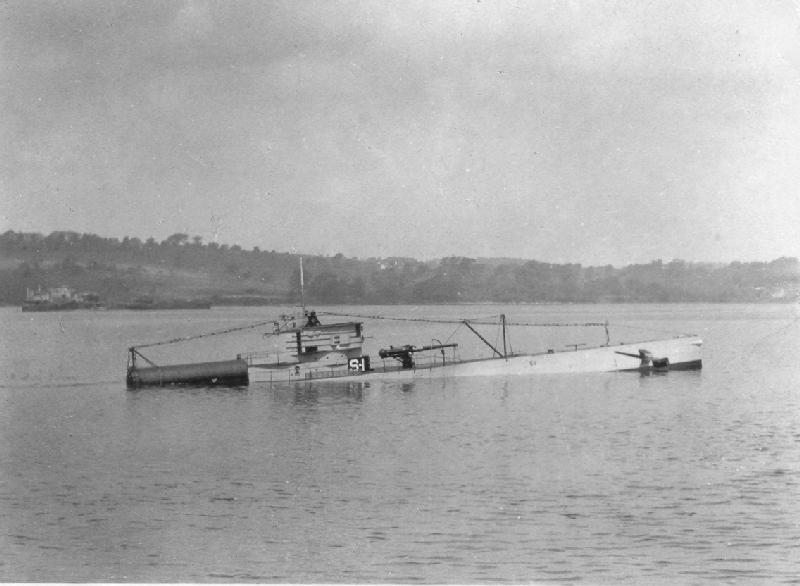 S-1 surfacing after a dive