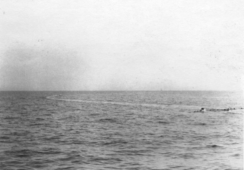 USS S-1 firing a torpedo