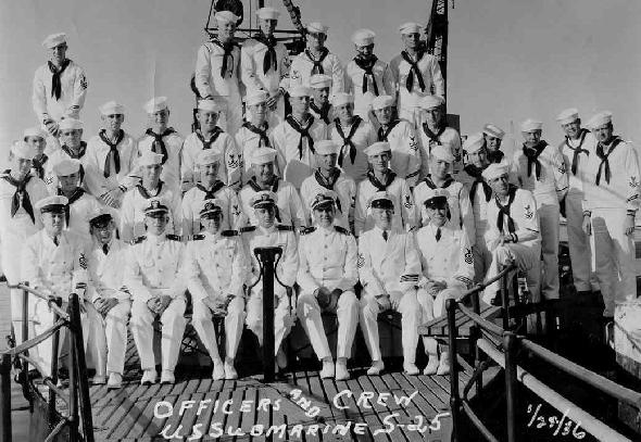 USS S-25 crew in 1936