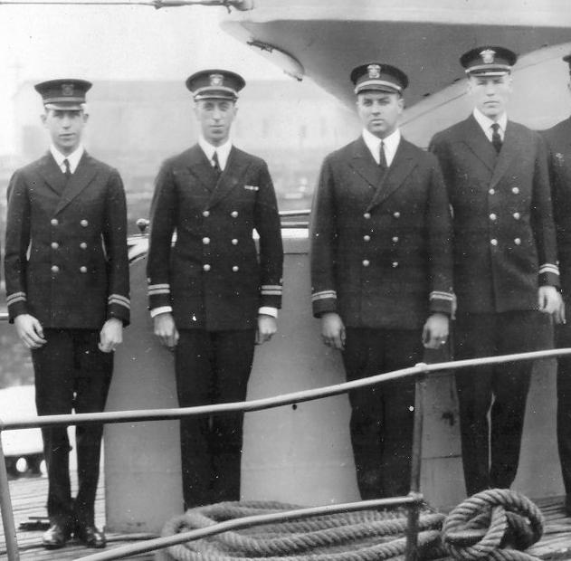 USS S-3 officres