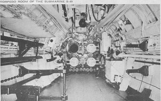 S-49 torpedo room