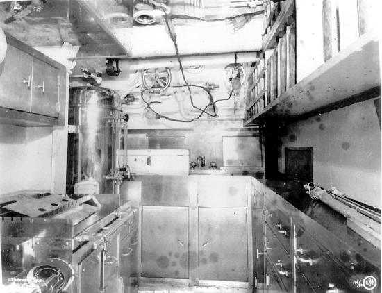 USS Shark galley