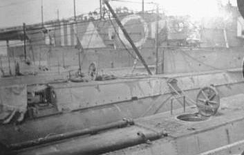 R-Boats with World War I markings on conning tower fairwaters