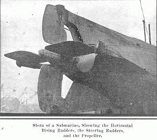 Stern of a B class submarine