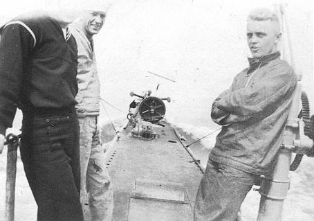 Some crew up for air aboard the USS H-8